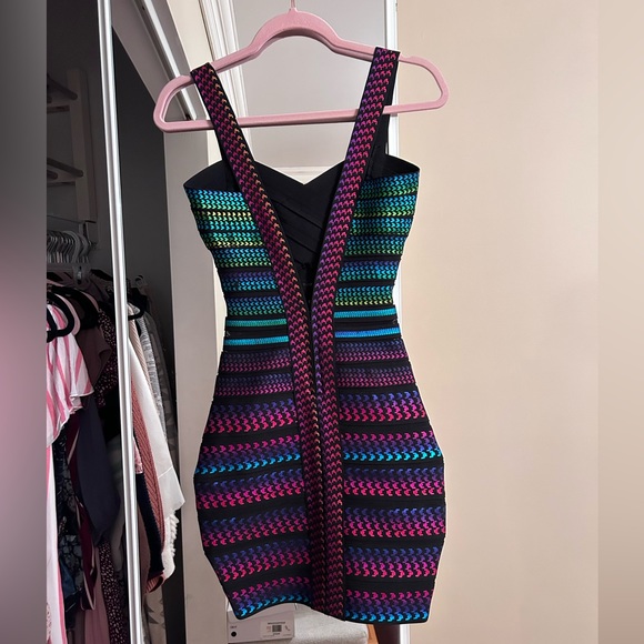 Bella Barnett rainbow bandage dress. I have both sizes: size S and XS. - Picture 4 of 5